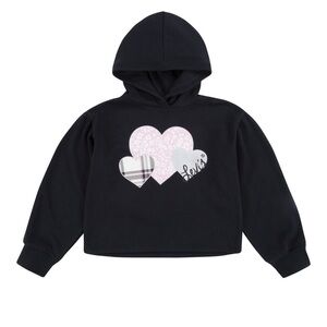Big Girls Meet and Greet Heart Pullover black  hoodie/size M